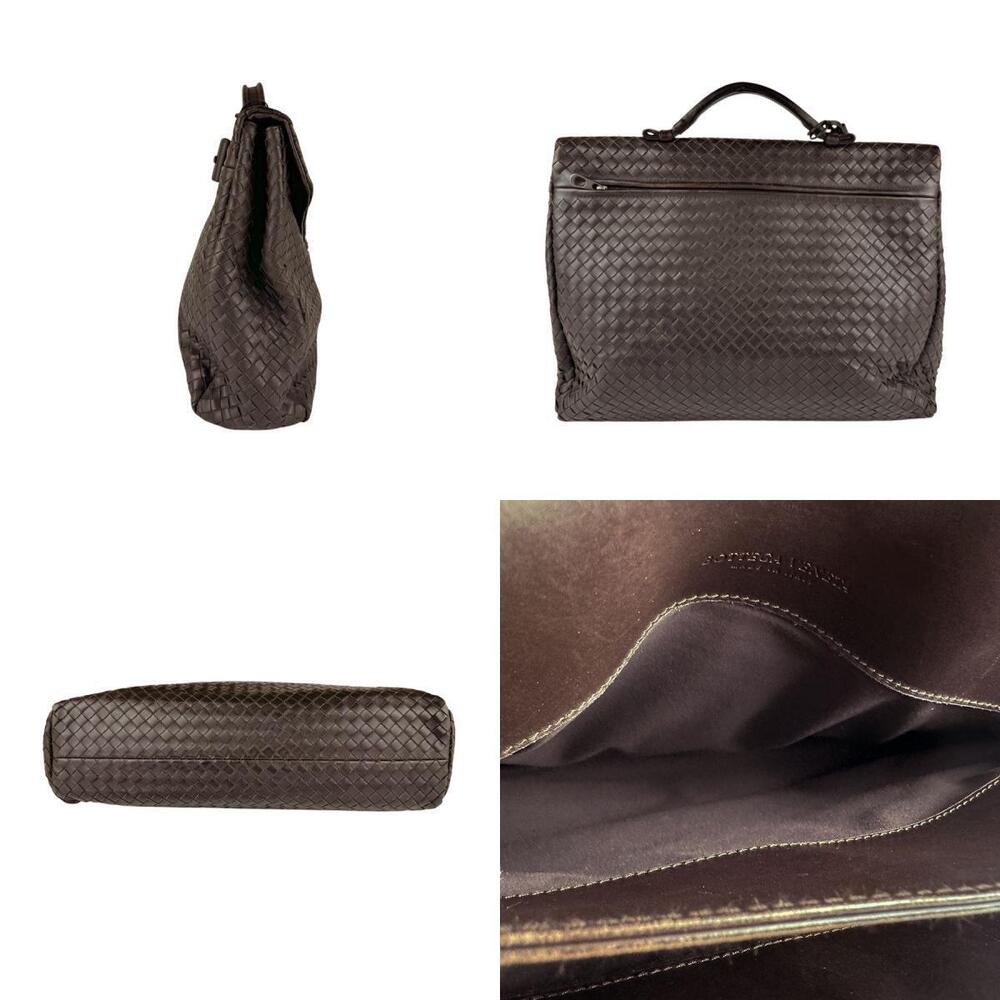 Bottega Veneta bag brown handbag business intrecciato leather